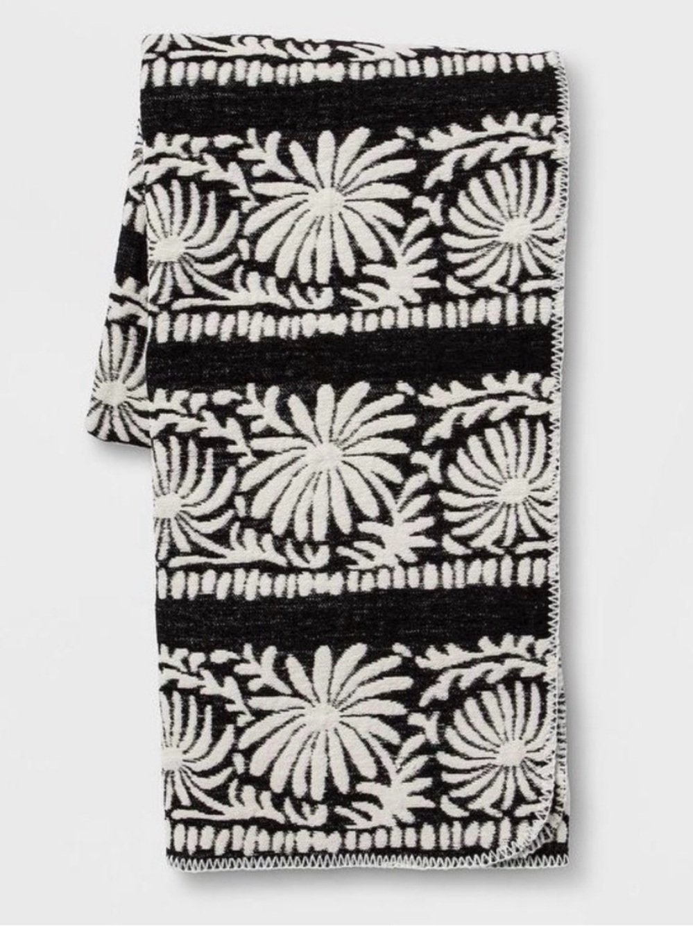 Opalhouse Target Black Mallorca Jacquard Throw